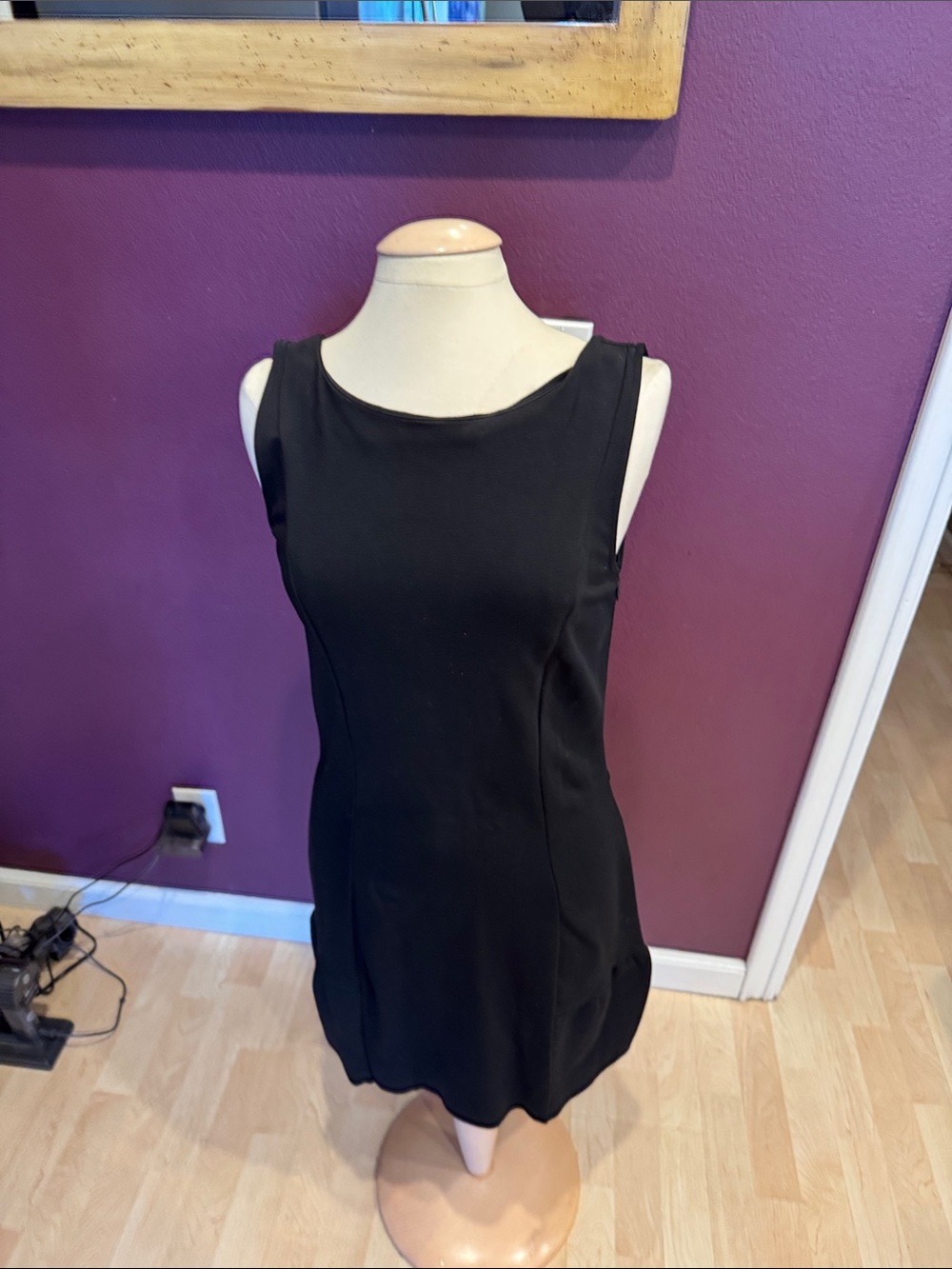 Juicy Couture Black Sleeveless Tank Dress Top